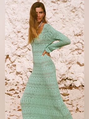 Spell | Dresses | New Spell Helena Crochet Lace Gown | Poshmark